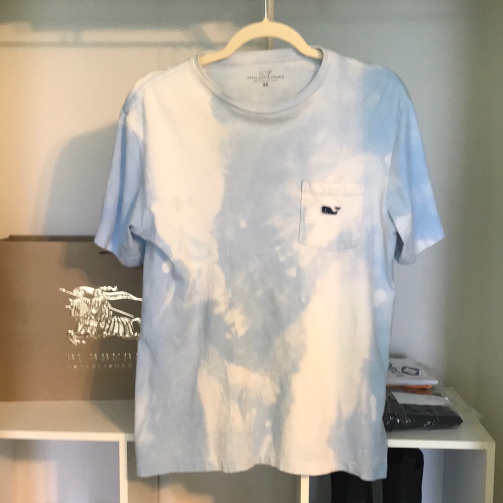 Vineyard Vines Shirt (Tie-Dye Blue)